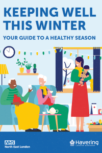 Front cover of the winter wellness guide for Havering