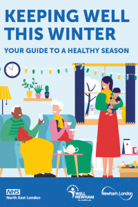 Front cover of the winter wellness guide for Newham